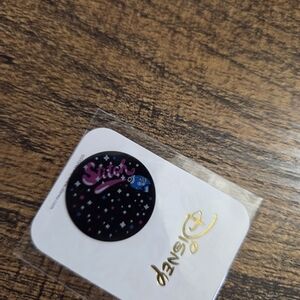 Origami Owl Black and Pink Stitch Large Plate For Living Locket